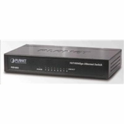 Planet FSD-803 switch 8x10/100Base-TX, 10", kov, desktop,...