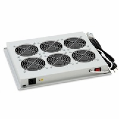 Vent.j. horní(spodní) 6x ventilátor 220V/138W čer.