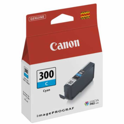 Canon CARTRIDGE PFI-300 C azurová pro imagePROGRAF PRO-300