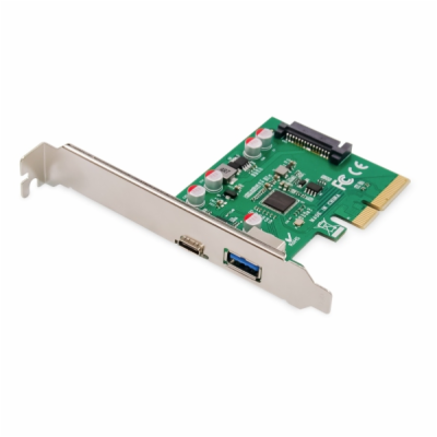 Digitus Karta PCIe, USB Type-C + USB Type-A až 10 GB / s