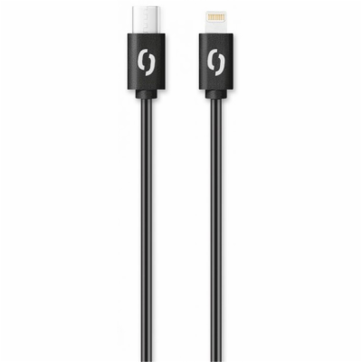 ALIGATOR Datový kabel POWER 3A, USB-C/lightning černý