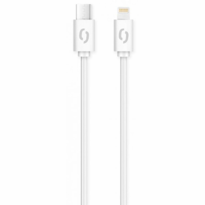 Aligator DATKP34 POWER 3A, USB-C/Lightning, 1m, bílý Dato...