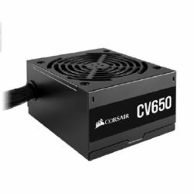 CORSAIR zdroj, CV650 80+ Bronze, 120mm ventilátor (ATX, 6...