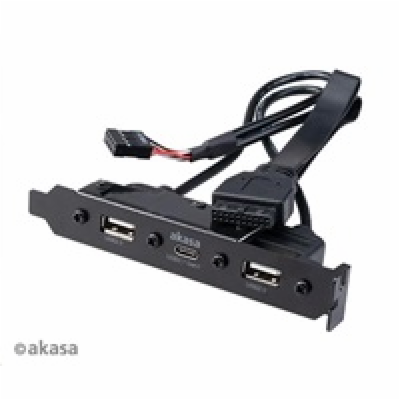 Akasa AK-CBUB53-40BK AKASA adaptér MB interní, Type-C USB...