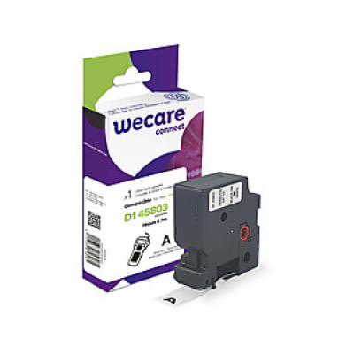 WECARE ARMOR páska pro DYMO S0720830, černá/bílá, 19mm x 7m