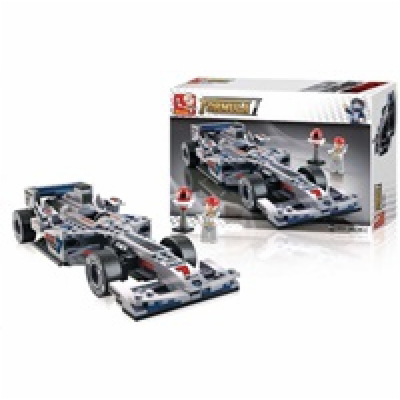 Sluban B0352 Formule F1 Racing Car Stříbrná 257 ks