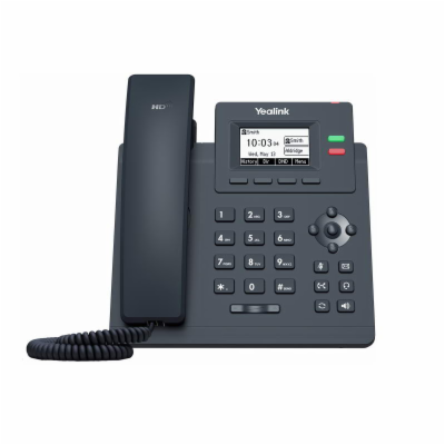 Yealink SIP-T31 IP telefon, 2,3" 132x64 grafický, 2x RJ45...