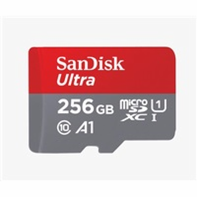 SanDisk MicroSDXC karta 256GB Ultra (100MB/s, Class 10, A...