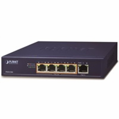 Planet POE-E304 Planet PoE/LAN extender, 1xPoE-in, 4xPoE-...