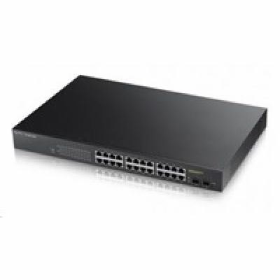 Zyxel GS1900-24HP v2 26-port Gigabit Web Smart PoE Switch...