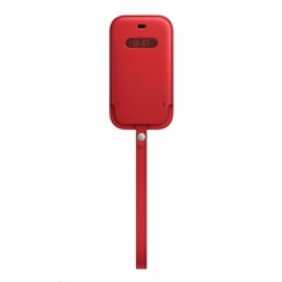 iPhone 12 mini Leather Sleeve wth MagSafe RED