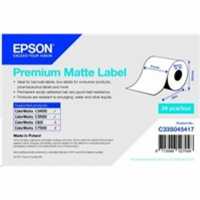 Premium Matte Label Cont.R, 51mm x 35m