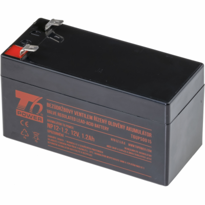 T6 Power NP12-1.2 12V 1,2Ah Akumulátor T6 Power NP12-1.2,...