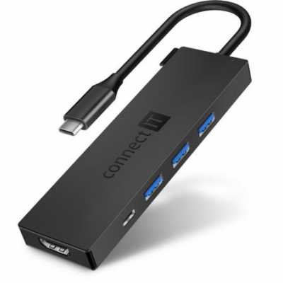 CONNECT IT USB-C hub, 5v1 (USB-C,3xUSB-A,HDMI), externí, ...