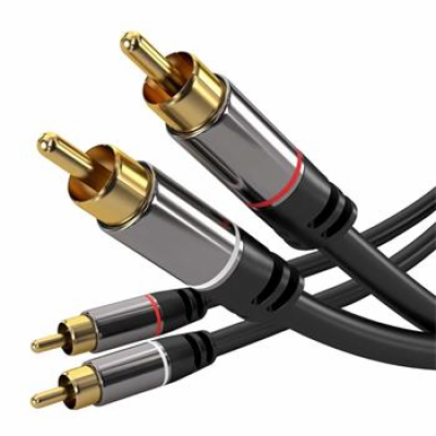 PremiumCord kjqccmm5 PREMIUMCORD kabel, 2x CINCH-2x CINCH...