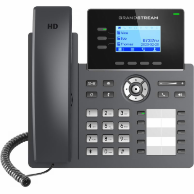 Grandstream GRP2604P SIP telefon, 2,48" LCD podsv. disple...