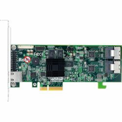 ARECA 4-port 6Gb/s SATA PCIe 2.0 x4, RAID 0/1/1E/3/5/6/10...