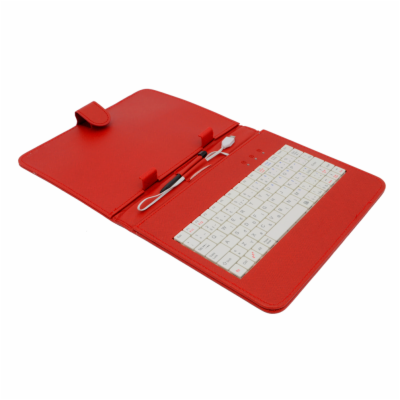 AIREN AiTab Leather Case 2 with USB Keyboard 8" RED (CZ/S...