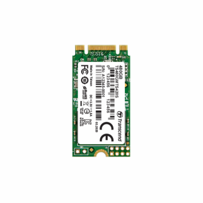 TRANSCEND Industrial SSD MTS420 480GB, M.2 2242, SATA III...