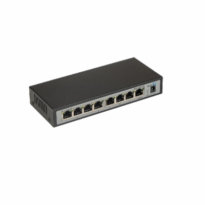 Maxlink reverzní PoE switch RSG-8-1P-DC