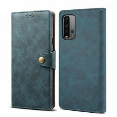 Lenuo Leather pro Xiaomi Redmi 9T, modré