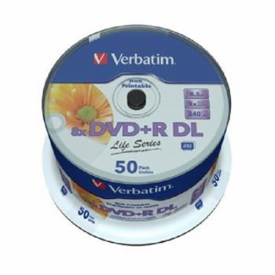 Verbatim DVD+R DL 8,5GB 8x, 50ks (97693) VERBATIM DVD+R D...