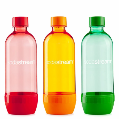 SodaStream Lahev JET TriPack Orange Red Green, 1 l