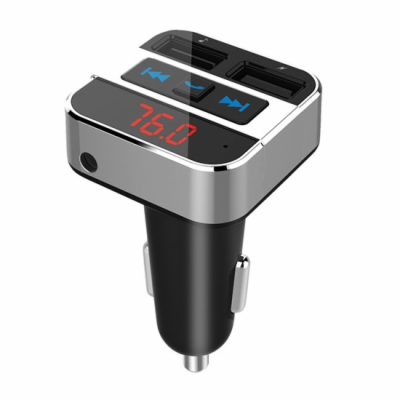 Solight FM transmitter s bluetooth připojením do auta, 2x...