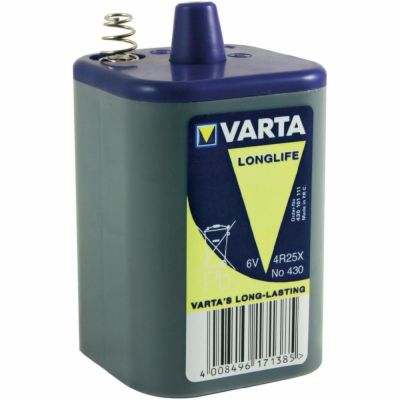 Varta 430 bloková batéria, typ 4R25 batéria, žiarovka bat...