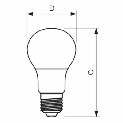 Philips LED žárovka E27 5,5W 40W teplá bílá 2700K LED žár...