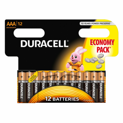 Duracell Basic alkalická baterie 12 ks (AAA)