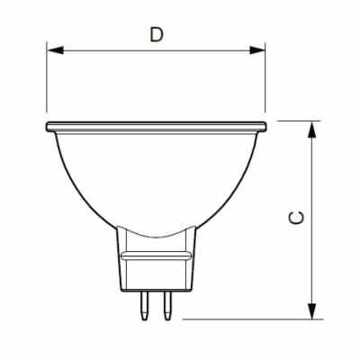 Philips LED žárovka GU5,3 MR16 7W 50W teplá bílá 2700K , ...