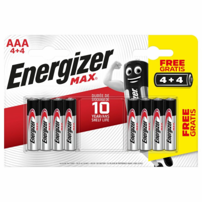 Energizer LR03/8 Max AAA 4+4 zdarma