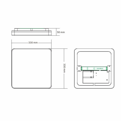 Svítidlo LED stropní ELPO 24W 1900lm 3CCT-3000K/4000K/600...