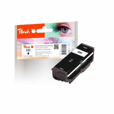 PEACH kompatibilní cartridge Epson T3331, No 33, black, 7...