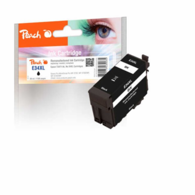 PEACH kompatibilní cartridge Epson T3471, No 34XL, black,...