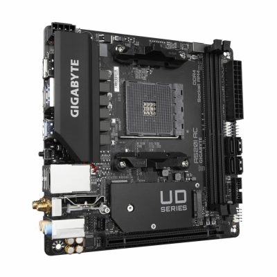 GIGABYTE MB Sc AM4 A520I AC, AMD A520, 2xDDR4, 1xDP, 2xHD...