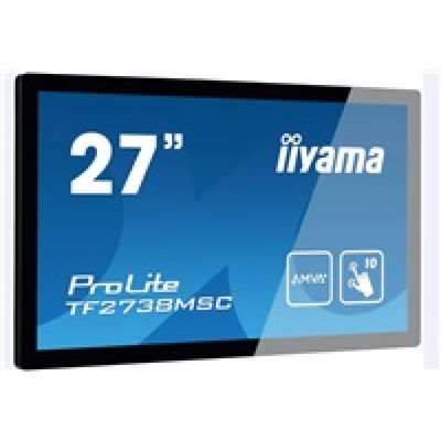 27" iiyama TF2738MSC-B2: IPS, FullHD, capacitive, 10P, 50...