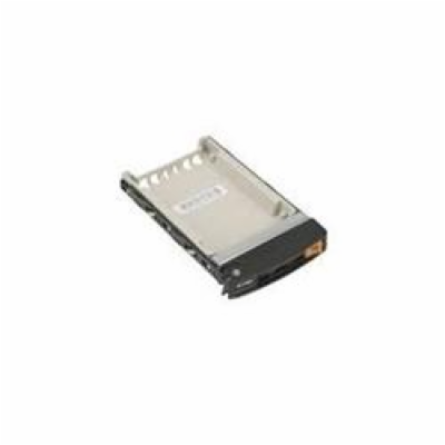 SUPERMICRO Black Gen-3 2.5" NVMe drive tray. Orange tab w...