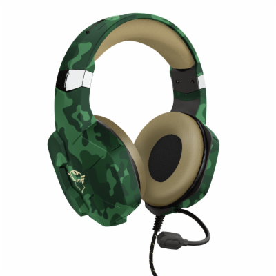 TRUST sluchátka GXT 323C Carus Gaming Headset, jungle camo