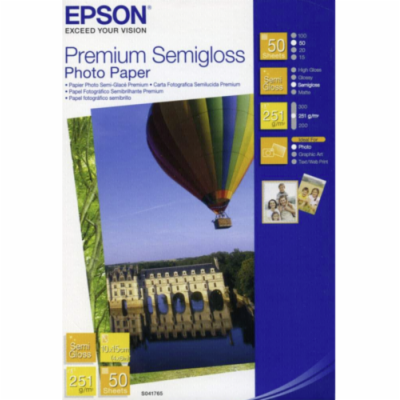 EPSON paper 10x15 - 251g/m2 - 50sheets - premium semi-gloss