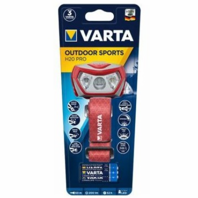 Varta 17650 Outdoor Sports H20 Pro - čelová svítilna, LED...