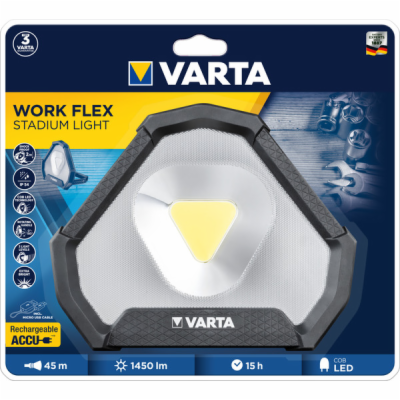 Svítilna VARTA 18647 LED nabíjecí, WORK FLEX STADIUM LIGHT