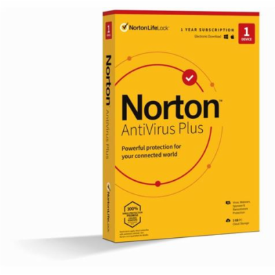 NORTON ANTIVIRUS PLUS 2GB CZ 1 USER 1 DEVICE 12MO 