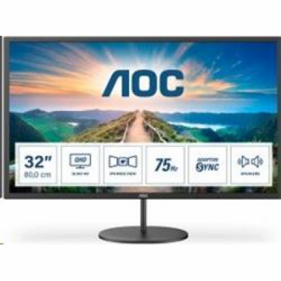 AOC Q32V4 31.5"W IPS LED 2560x1440 20 000 000:1 4ms 250cd...