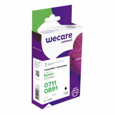 WECARE ARMOR ink kompatibilní s EPSON C13T07114012,černá/...