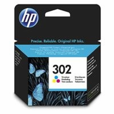 HP inkoustová kazeta 302 tricolor CMY F6U65AE originál