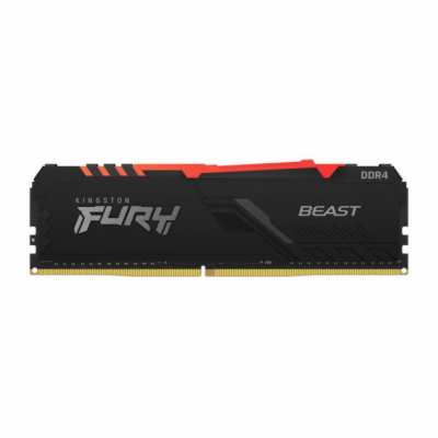 Kingston FURY Beast/DDR4/16GB/2666MHz/CL16/1x16GB/RGB/Black