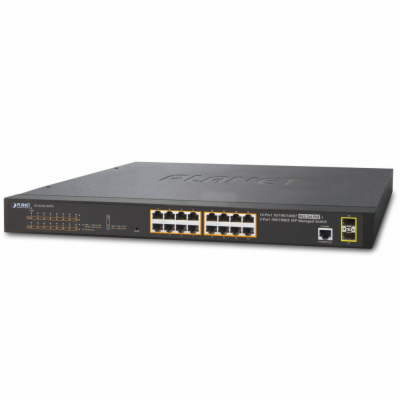 Planet GS-4210-16P2S L2 switch, 16x1Gb, 2x1Gb SFP, 16x Po...