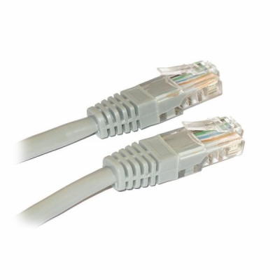 XtendLan Patch kabel Cat 5e UTP 3m - šedý